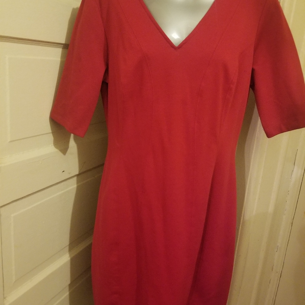 Elegant red dress